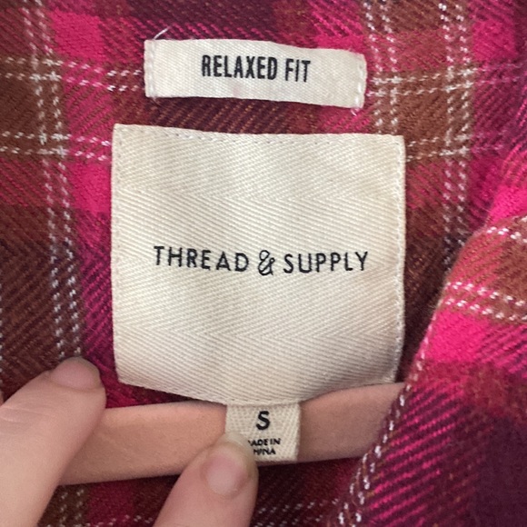 Soft Pink/Purple/Brown Flannel - Picture 2 of 5